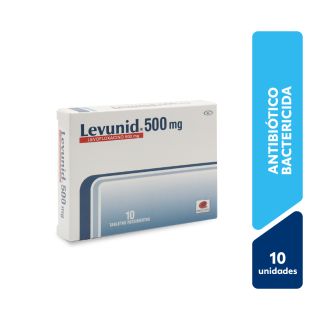 Levunid 500 Mg Tabletas Recubiertas - Caja 10 UN
