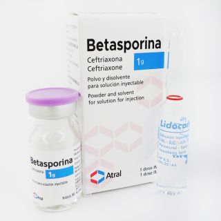 Betasporina Solución Inyectable 1G - Ampolla 1 UN