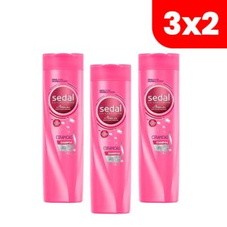 3x2 Shampoo Sedal Ceramidas - Frasco 340 ML