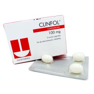 Clinfol 100 Mg  óvulo Vaginal - Caja 03 UN