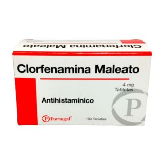 Clorfenamina 4 Mg Tableta - Caja 100 UN