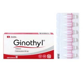 Ginothyl 90mg Óvulos - Caja 6 UN
