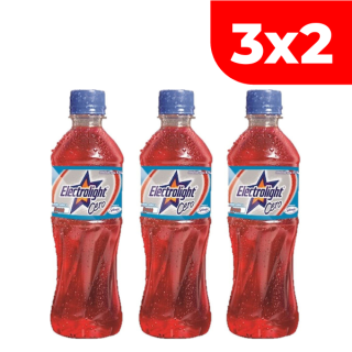3x2 Bebida Hidratante Electrolight Cero Fresa - Frasco 475 ML