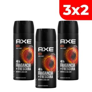 3x2 Desodorante Spray Axe Temptation - Frasco 150 ML