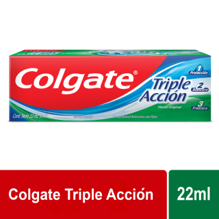 Colgate Crema Triple Accion - Tubo 22Ml