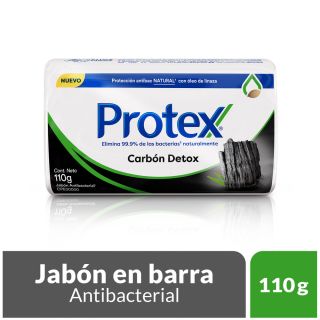 Jabón Protex Carbón Detox - Barra 110 G