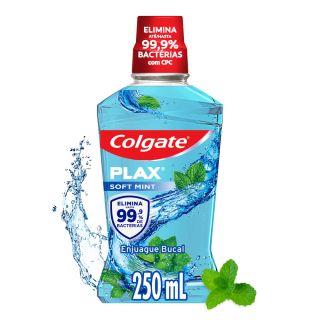 Enjuague Bucal Colgate Plax  Soft Mint - Frasco 250 ML