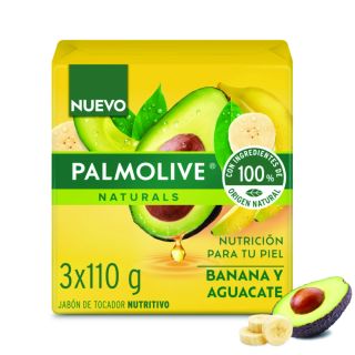 Palmolive Jabón Banana/Palta 110 G - Pack 3 UN