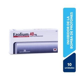 Ezolium 40 Mg Tableta Gastrorresistente - Caja 30 UN