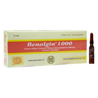 Benalgin 1000 Solución Inyectable - Caja 1 UN