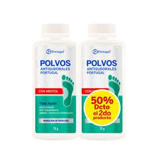 Talco Polvo Antisudoral Mentol 