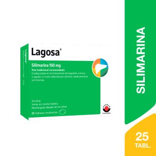 Lagosa Tabletas recubiertas - Caja 25 UN