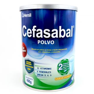 Cefasabal Polvo Vainilla - Lata 400 G