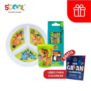 Set Plato Division Jurassic Scool - 1 UN