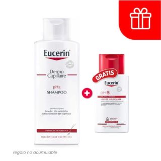 Eucerin Shampoo DermoCapillaire Suave Ph5 - Frasco 250 ML
