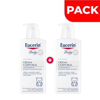 Dúo Pack Eucerin Baby Crema Corporal - Frasco 400 ML