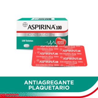Aspirina 100 Prevención Cardiovascular 100 Mg - Blíster 10 UN