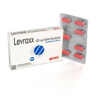 Levraxx 500 Mg  Tableta Recubierta - Caja 7 UN