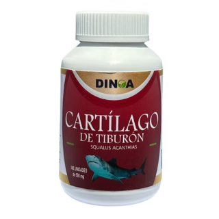 Cartílago de Tiburón 500Mg Cápsulas - Frasco 100 UN