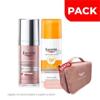 Pack Eucerin Antipigment Serum Dual 30 ML + Eucerin Sun Anti Manchas 50 ML - 2 UN