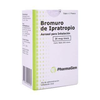 Bromuro de Ipratropio 20 Mcg Aerosol - Frasco 200 ML