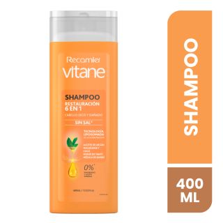 Vitane Shampoo Restauración 6 en1  - Frasco 400 Ml