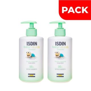 Dúo Pack Isdin Baby Naturals Loción Corporal - Frasco 400 ML