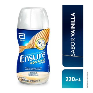 Ensure Advance Líquido Vainilla - Frasco 220 ML