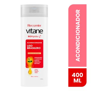 Vitane Acondicionador Liso Brasilero - Frasco 400 Ml