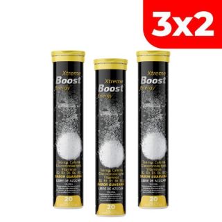 3x2 Xtreme Boost Energy Guarana - Tubo 20 UN