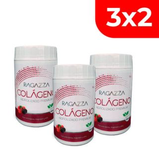 3x2 Colágeno Ragazza Polvo - Pote 330 G