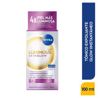 Nivea Luminous 630 Skin Glow Tónico Exfoliante - Frasco 100 ML