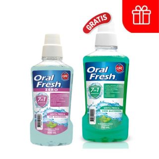 Oral Fresh Zero 7 en 1 Menta Fresca - Frasco 500 ML