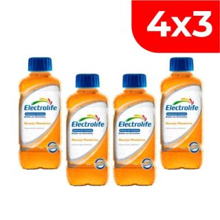 4x3 Electrolife Naranja/Mandarina - Frasco 625 Ml