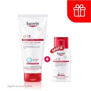Eucerin pH5 Gel Crema Ligera Piel Seca y Sensible - Frasco 200 Ml