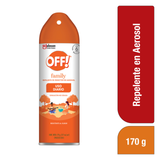 Off Family Repelente en Aerosol - Frasco 170 G