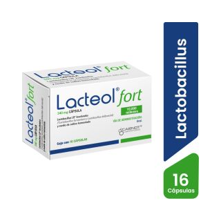 Lacteol Fort 340 mg Cápsulas - Caja 16 UN