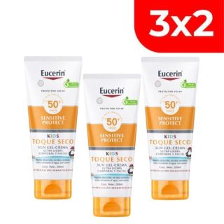 3X2 Protector Solar Eucerin Sensitive Protect Kids Sun Gel- Frasco 200 ML