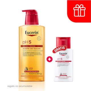 Eucerin pH5 Aceite de Ducha Piel Seca y Sensible - Frasco 400 Ml
