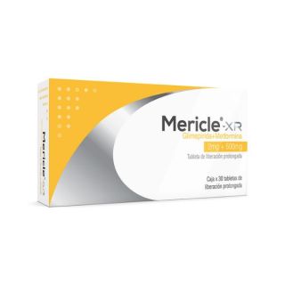 Mericle XR 2mg+500mg Tableta de liberacion prolongada - Caja 30 UN