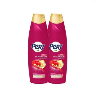 Dúo Pack Shampoo Pert Detox Reparación - Frasco 650 ML