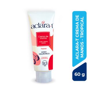 Aclara-T Crema De Manos Tropical - Frasco 60 G