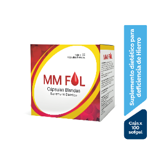 MM Fol Cápsulas Blandas Nutripharma - Caja 100 UN