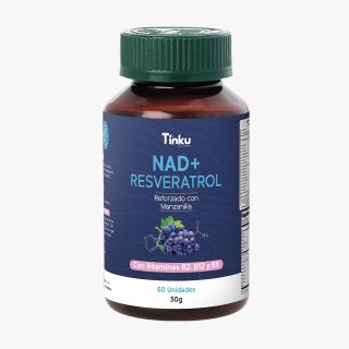 NAD+ Resveratrol Cápsulas - Frasco 60 UN