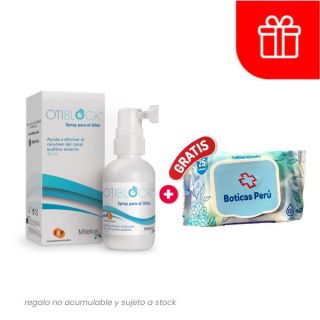Otiblock Spray Para El Cerumen Del Oido - Tubo 45 ML