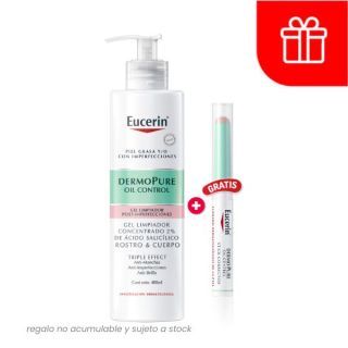Eucerin Dermopure Gel Limpiador Concentrado Triple Effect - Frasco 400 ML