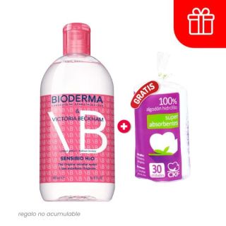 Agua Micelar Bioderma Sensibio H2O Victoria Beckham - Frasco 500 ML