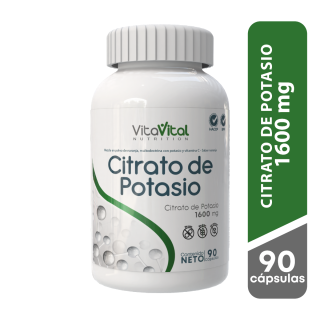 Vita Vital Citrato De Potasio Y Naranja Cápsulas – Frasco 90 Un