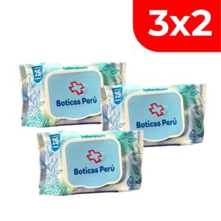 3x2 BP Toallitas Húmedas - Bolsa 25 UN