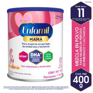 Enfamil Mamá en Periodo de Embarazo y Lactancia Sabor Vainilla - Lata 400 G
